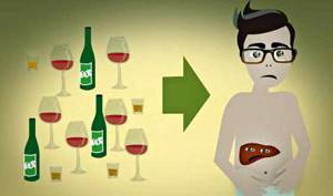 Алкоголь и желчный пузырь не уживаются вместе из-за токсичности спирта